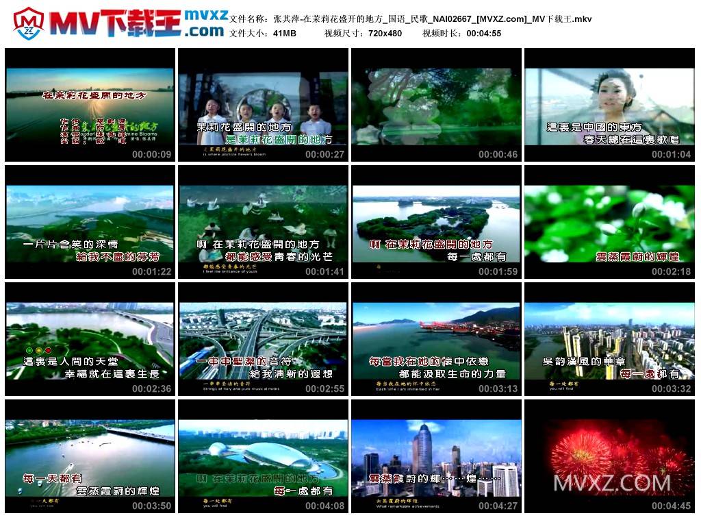 张其萍-在茉莉花盛开的地方_国语_民歌_NAI02667